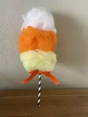 Fake Candy Corn Cotton Candy