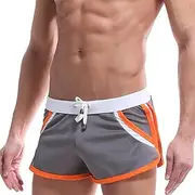Men's Running Shorts Athletic Shorts Gym Shorts Marathon One-third Shorts Retro Bottoms Athletic Summer Breathable Quick Dry Moisture Wicking Soft Fitness Gym