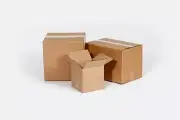 18 1/2 x 12 1/2 x 8" - Corrugated Boxes, ECT-32, 25/Bundle