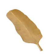 [Sleeping Giant] Banana Leaf Tray Gold - 61cm x 21cm