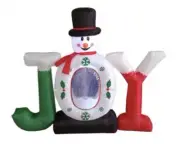 4 feet inflatable snowblowing snowman NEW