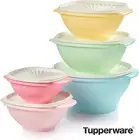 Tupperware Heritage Collection Pastel Servalier Bowls 10 P Storage Container Set