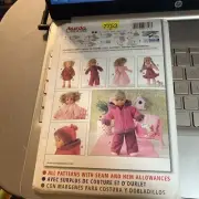 Uncut Burda Crafts DOLL CLOTHES PATTERN #7753