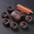 Teapot Teacup Tea Set Chinese Kung Fu Handmade Drinkware Purple Sand Tea Infuser