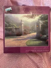 Thomas Kinkade 1000 Piece Puzzle Summer Gate Painter Of Light 27X20 NEW