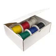 12 AWG Gauge SXL Automotive Stranded Hook Up Wire Kit, 100 ft Each, 60 Volts