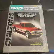 Chilton General Motors GM S10 S15 Sonoma Pick-Ups 1982-93 Repair Manual - 28860