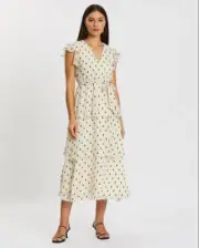 ATMOS&HERE Joanna Tiered Dress Size 8 BNWT
