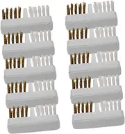 NULYLU Dual Head Nail Brush Electric Manicure Drill Bit Cleaning Brush for Nail Art Supplies