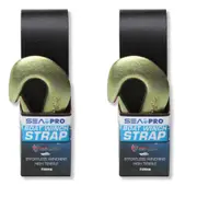 2PK Sea Pro Heavy-Duty Boat Winch Tie-Down Strap High Tensile 2300kg Black