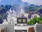 3D Forest Waterfall Landscape Wallpaper Wall Murals Removable Wallpaper 8