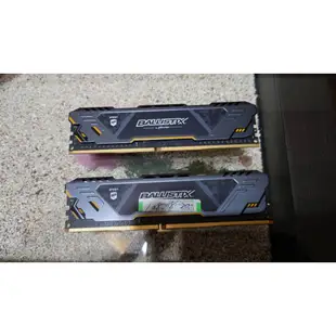 終保Micron 美光Ballistix  Sport LT 競技版 DDR4 3000 8G*2 CL17 超頻記憶體