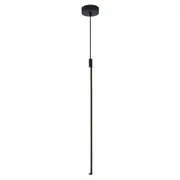 Vencha Centric Metal Modern Minimal 1 Light Drop Pendant Light - Black - 3000K Warm White