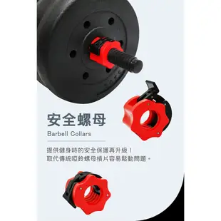 【BEFIT 星品牌】36KG 組合啞鈴組升級版 DUMBBELL (安全螺母/ 調節啞鈴/槓鈴/重訓/健身器材)