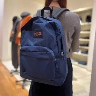 jansport  superbreak 經典款 25L /26L 深藍色 後背包