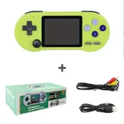 Retro Handheld Game Console, Game Console 11000 Games, SF2000 3.0in IPS Screen Wireless Stick Game Station, Support TV & Multi-Language (Green)