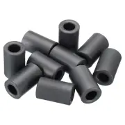 10Pcs Ferrite Toroid Core, Toroid Core 0.7"ODx0.4"IDx1.1"H Ferrite Rings, Black