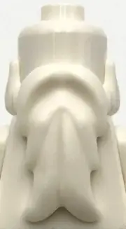 Lego New White Minifigure Beard Part