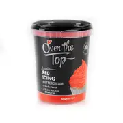 Over The Top Buttercream - Red 425g
