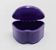 ORTHODONTIC RETAINER APNEA MOUTHGUARD BLEACHING TRAY CASE 12 PCS PURPLE