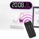 LED Alarm Clock with Remote Control and Switchable Celsius/Fahrenheit Display