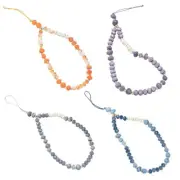 Gravel Pearl Mobilephone Chain Fashion Beaded Cellphone Strap Charm HangingChain