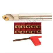 SSK C20-20-120L 20mm Indexable Chamfer End Mill Cutter+10PC APKT1604 CNC Inserts