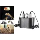 Pet Reptile Lamp Fixture Terrarium Dome UVB Heat Light