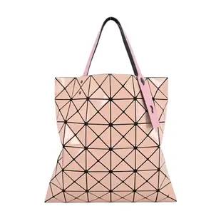 ISSEY MIYAKE 三宅一生 BAOBAO MIX雙色6X6手提包-淺粉紅×淺橘