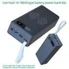 Dual USB Power Bank Case 16*18650 Battery Charger Box Kit B1X0 A7S8 Shell P3U9