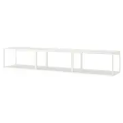 PLATSA wall storage, white, 240x40x40 cm