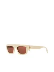 Alexander Mcqueen Ivory Acetate Sunglasses