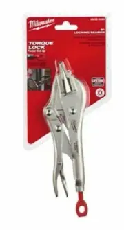 Milwaukee TORQUE LOCK LARGE JAW PLIER 48223541 Curved, Forged Alloy Steel