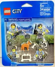 (850617) LEGO CITY: Police Accessory Pack NEW SEALED RETIRED MINIFIGURES DOG COP