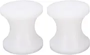 2PCS Boat Trailer Roller, Premium Nylon Marine Roller, Protects Boat Surfaces, White Bow Boat Roller, Scratch Proof, Wear Proof, Lightweight, Long Lasting Life, Suitable for