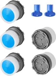 5 Pieces Faucet Aerator - Insert Water Tap Aerators Faucet Flow Restrictor Repla