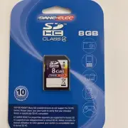 8 GB MicroSD Card HC Class 4 - New In Packaging 10 Year Warranty