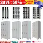 Office Locker Cabinet Storage Organiser Steel with 3/6/9/18 Compartments Metal