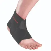Thermoskin Sport Ankle Wrap, Black, Ankle Pain OSFM