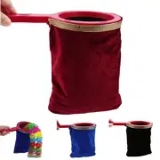 Magic Zipper Change Bag Magician Utility Prop Stage/Kids Beginner Magic Tricks