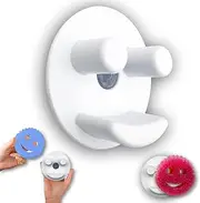 Scrub Sponge Holder for Kitchen Sink Suction Cup Sponges Holder Sink Sponge Caddy Organizer Daddy Holder (2 Pack)