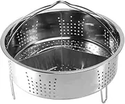 3Pcs/Set Pressure Cooker Accessories Stainless Steel Steam Basket with Egg Steamer Rack, Divider for Kitchen Cooking