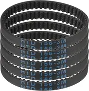 uxcell 5pcs HTD-3M Rubber Timing Belt 52 Teeth, 156mm Pitch Length x 6mm Width x 2.4mm Height, Closed Loop Pulley Timing Belt
