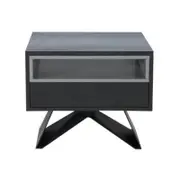 Vertia Square Side Table - Shadow Grey