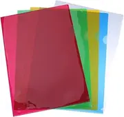 VILLFUL 20pcs Glazen Glitter Paper File Folder L File Folder Convenient Manage Holder
