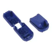 Zipper Pull Cord Ends, 25 Pack Zip Clip Buckle Rope End Lock 21mm, Blue
