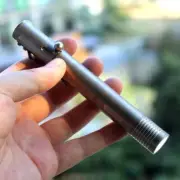 EDCTitanium Alloy Pocket Tactical Mini Flashlight LED Light Outdoor Camping Lamp