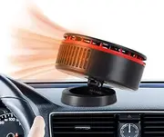 Small Heater for Car | Windshield Defogger and Defroster - 360 Degree Rotation Defroster for Car Windshield, 12V Car Defroster Windshield Heater
