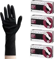 Tricoin Dusts [Case Sale] Okamoto Black Gloves, 50 Pieces, S x 20