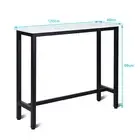 3-Piece White Bar Table Set with Stools for Dining and Kitchen Spaces